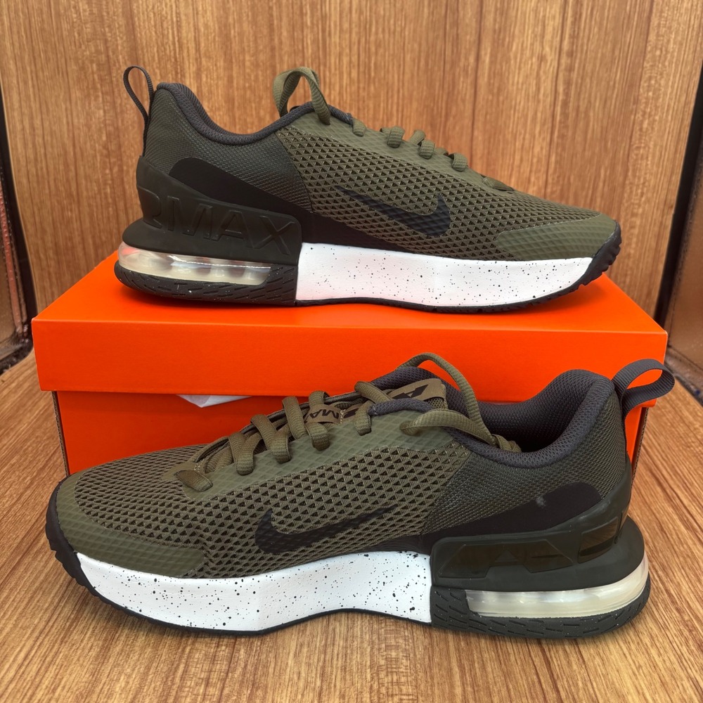 NEW Nike Air Max Alpha Trainer 6‎ Mens 9 Olive Black FQ1833-200 Training Shoes